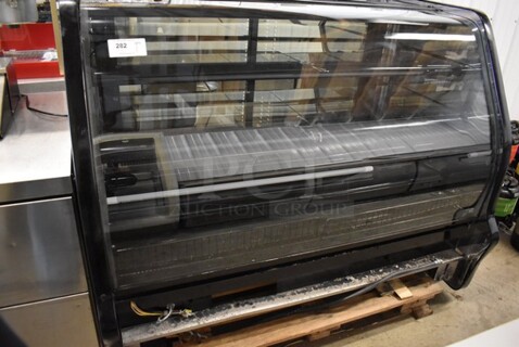 Metal Commercial Deli Display Case Merchandiser. 63x41x51. Cannot Test Due To Missing Power Cord