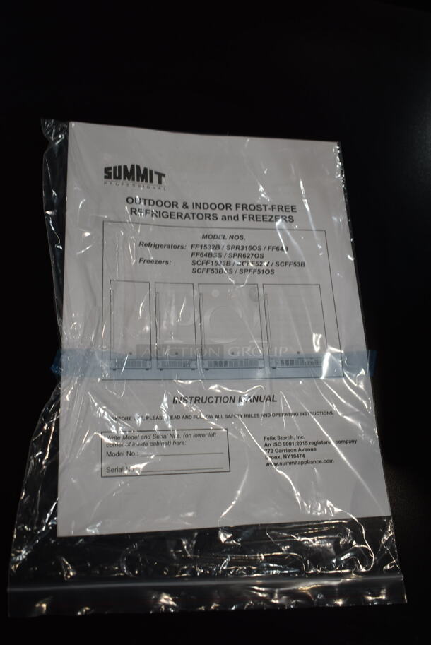 Summit Stainless Steel Single Door Mini Cooler. Tested and Working! - Image 3 of 8