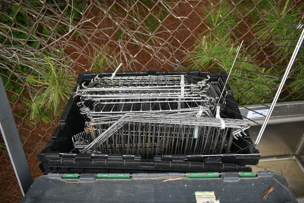 ALL ONE MONEY! Lot of Poly Dish Cart w/ Contents Including Bin and Metal - Image 2 of 3