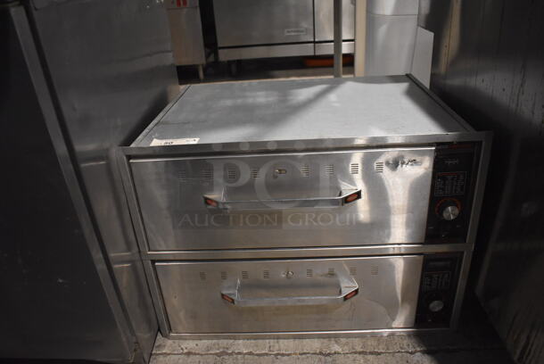 Hatco Stainless Steel Two Door Food Warmer With Pull Out Drawers. 115V Can't Test Due To Cut Cord - Image 1 of 6