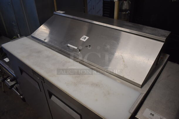 2020 Migali C-SP48-12-HC Stainless Steel Commercial Sandwich Salad Prep Table Bain Marie Mega Top on Commercial Casters. 115 Volts, 1 Phase. 48x30x45. Tested and Working! - Image 3 of 8
