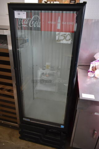 Imbera VR12 Metal Commercial Single Door Reach In Cooler Merchandiser. 115 Volts, 1 Phase. Tested and Powers On But Does Not Get Cold