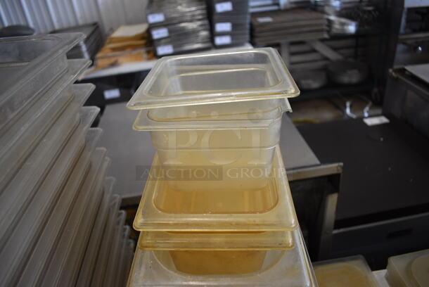 ALL ONE MONEY! Lot of 12  Poly Drop In Bins! 1/6x4, 1/4x4, 1/3x6, 1/2x6 - Image 2 of 3