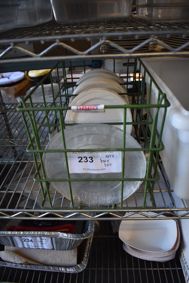 ALL ONE MONEY! Tier Lot of Various Items Including Poly Bins and Ceramic Plates - Image 6 of 6