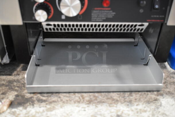 BRAND NEW SCRATCH AND DENT! Hatco TQ800 Toast Qwik Stainless Steel Countertop Conveyor Toaster - 2" Opening. 208 Volts, 1 Phase. - Image 5 of 8