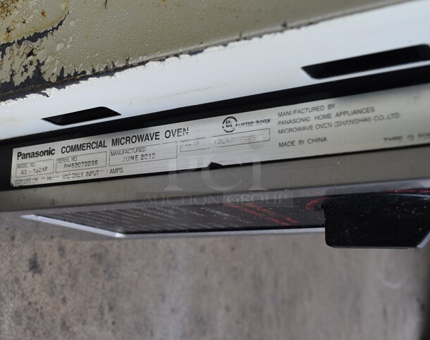 2010 Panasonic NE-1024F Stainless Steel Commercial Countertop Microwave Oven. 120 Volts, 1 Phase. 20x15x12 - Image 6 of 6