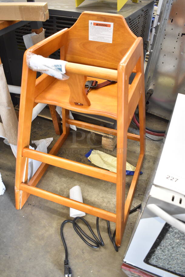 10 BRAND NEW SCRATCH AND DENT! Lancaster Table & Seating Dining Height Chair Frames, Bar Height Chair Frames and Wooden High Chair. Includes 164BCROSSBTP, 164BCROSBSFR, 164HIGHCWN. 10 Times Your Bid! - Image 9 of 12