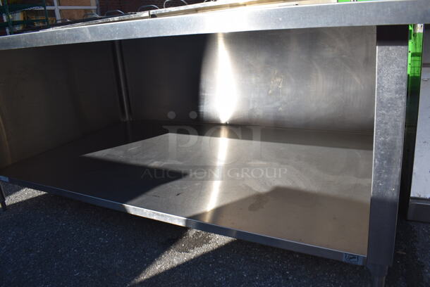 Stainless Steel Table w/ Under Shelf. 84x54x36 - Image 5 of 5