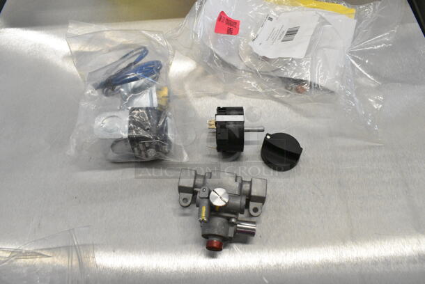 3 BRAND NEW SCRATCH AND DENT! Items Including HP00498025 Vulcan 00-944649 Valve, HP22223 Cleveland 22223 Valve;Slnd;1/4npt; 36in Leads, HP20476 Cleveland FK20476 Kit;Field;Timer;Conv Pro. 3 Times Your Bid!  - Image 1 of 8