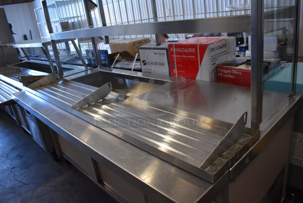 Servolift Eastern 502-3R Metal Commercial Portable Buffet Station w/ 2 Over Shelves and Tray Slide on Commercial Casters. 120/208 Volts, 1 Phase. 77x49x64 - Image 4 of 7