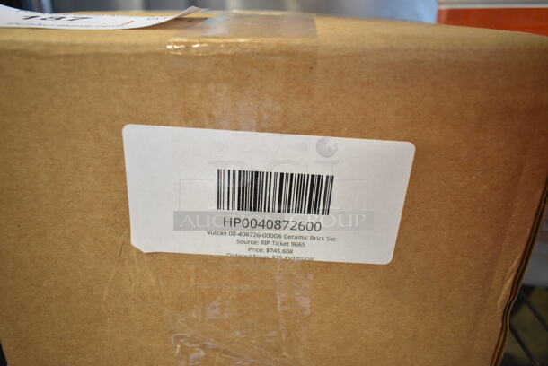 BRAND NEW SCRATCH AND DENT! HP0040872600 Vulcan 00-408726-000G6 Ceramic Brick Set - Image 3 of 3