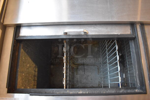 Continental CBC50 Stainless Steel Commercial Back Bar Cooler w/ 2 Sliding Lids. 50x28x34. Tested and Powers On But Does Not Get Cold - Image 6 of 6