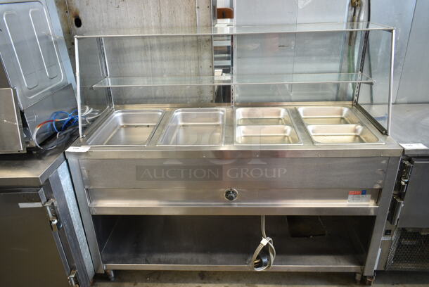 Sang Kung SKS03 Stainless Steel Commercial Electric Powered Steam Table. 208 Volts, 1 Phase.  - Image 1 of 8