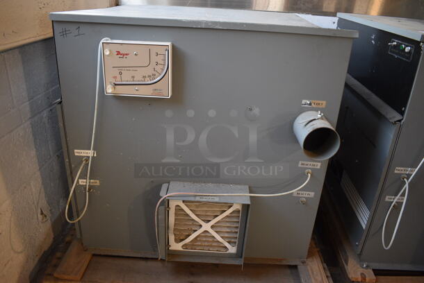 Dwyer Model IAT-300 Metal Commercial Unit w/ Mark II Manometer. 240 Volts, 3 Phase. 34x39x32 - Image 3 of 5