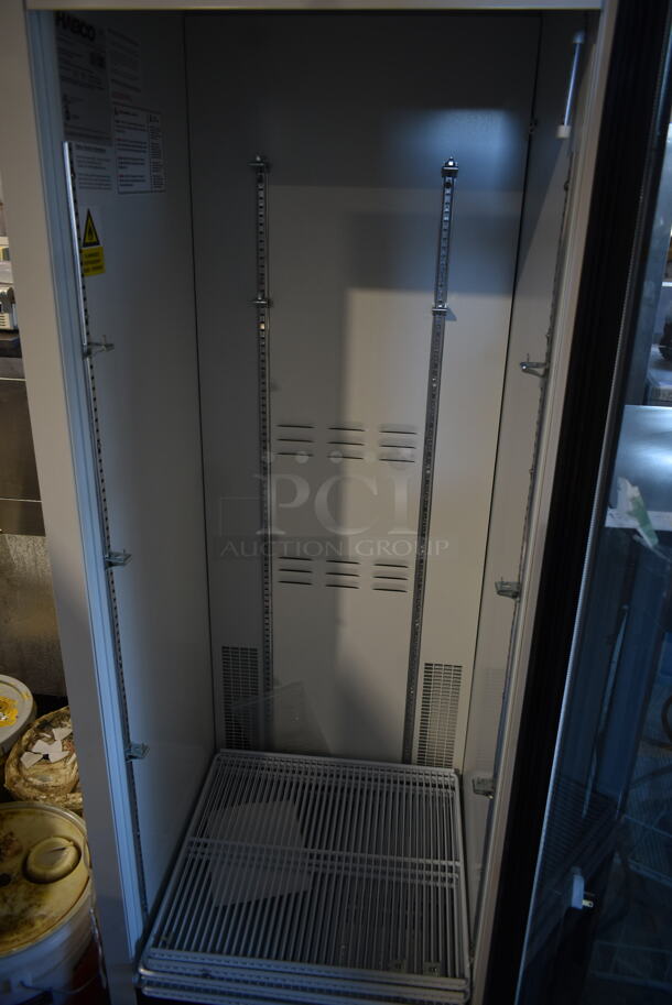 2019 Habco SE18HC Metal Commercial Single Door Reach In Cooler Merchandiser w/ Poly Coated Racks. 115 Volts, 1 Phase. Tested and Working! - Image 3 of 4
