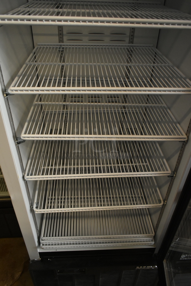 2019 Habco SE18 Metal Commercial Single Door Reach In Cooler Merchandiser w/ Poly Coated Racks. 115 Volts, 1 Phase. Tested and Working! - Image 4 of 5