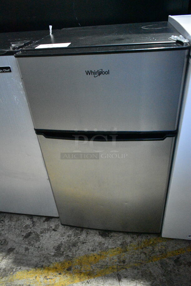 Whirlpool WH31S1E Metal Mini Cooler w/ Freezer. 115 Volts, 1 Phase. Tested and Powers On But Does Not Get Cold - Image 1 of 7