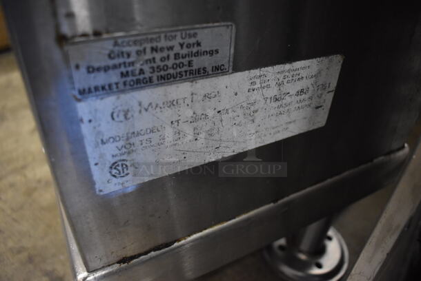 Market Forge EO-20T Stainless Steel Commercial Electric Powered 20 Gallon Tilting Steam Kettle. 208 Volts. 32x25x55 - Image 5 of 9
