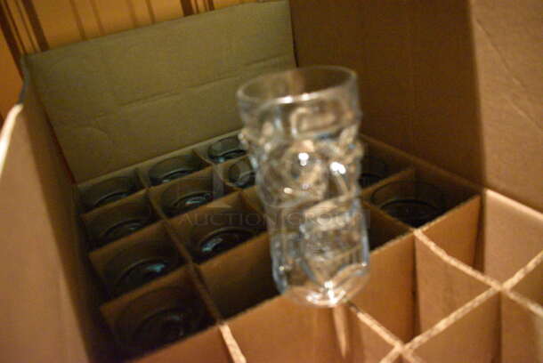 3 Boxes of 24 BRAND NEW Tiki Man Glasses. One Box Is Missing 8. 3x3x6. 3 Times Your Bid! (bar) - Image 3 of 4