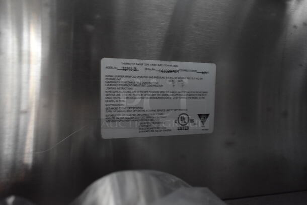 BRAND NEW! ThermaTek TSP18-2N Stainless Steel Commercial Countertop Natural Gas Powered 2 Burner Range. - Image 9 of 9