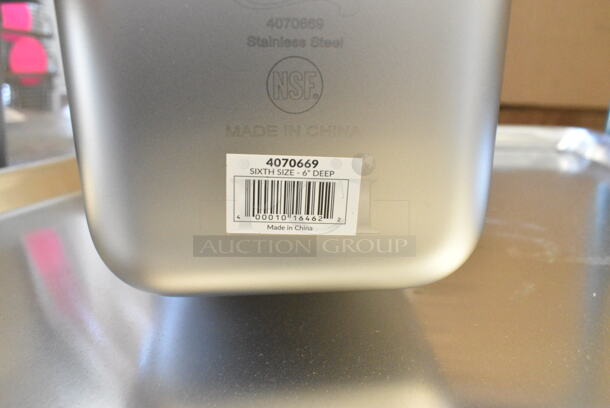 6 BRAND NEW SCRATCH AND DENT! Items Including 5 Stainless Steel Drop In Bins and 1 Full Size Baking Pan. 6 Times Your Bid!  - Image 7 of 9