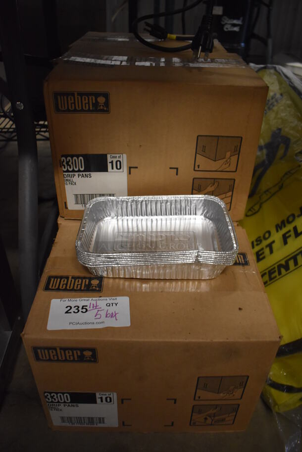 ALL ONE MONEY! Lot of 5 Boxes of BRAND NEW Weber Aluminum Single Loaf Pans. 6x9x1.5 - Image 4 of 4