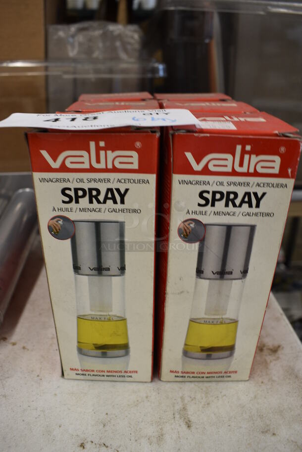 6 BRAND NEW IN BOX! Valira Oil Sprayer. 6 Times Your Bid! - Image 1 of 3
