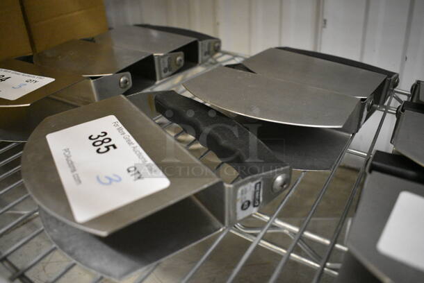 3 Nemco Model SMC100 Stainless Steel Rocking Salad Cutter Tosser. 6.5x1.5x6.5. 3 Times Your Bid! - Image 1 of 2