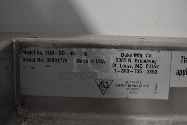 Stainless Steel Commercial 8 Flavor Carbonated Beverage Machine on Duke Stainless Steel Soda Station. - Image 10 of 12