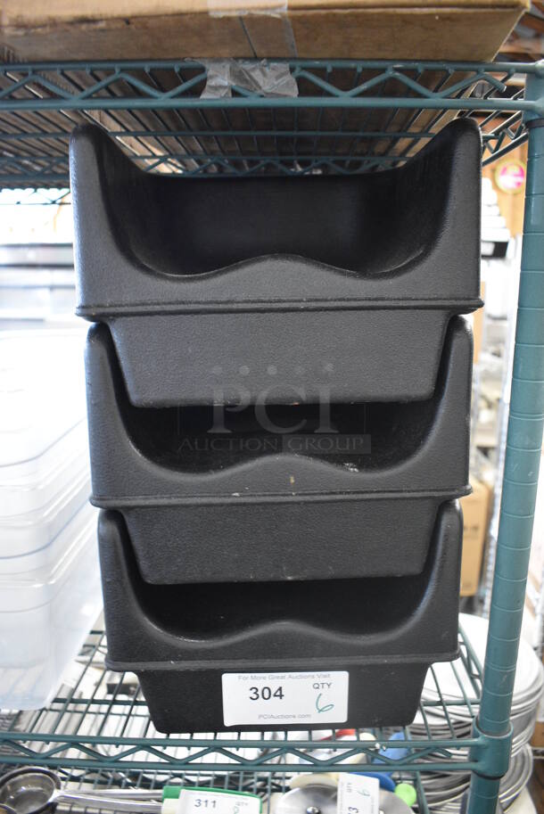 6 Black Poly Booster Seats. 12x11x8. 6 Times Your Bid! - Image 1 of 3