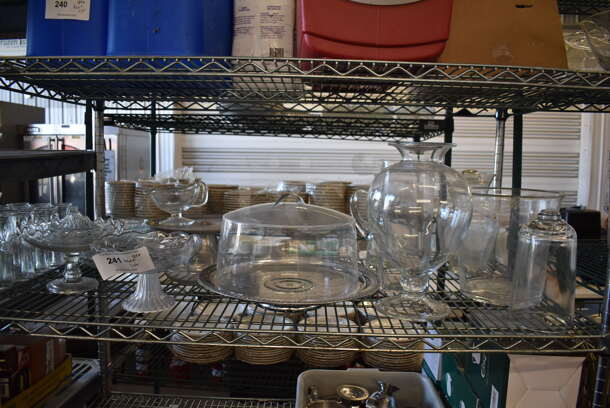 ALL ONE MONEY! Tier Lot of Various Items Including Glass Items  - Image 2 of 8