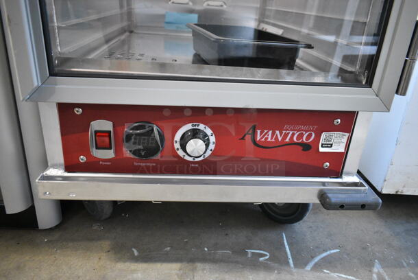 BRAND NEW SCRATCH AND DENT! 2024 Avantco 177HEAT1836I Full Size Insulated Heated Holding Cabinet with Clear Door . 120 Volts, 1 Phase. Tested and Working! - Image 4 of 7