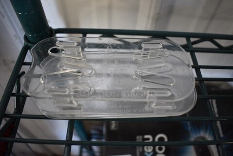 ALL ONE MONEY! Lot of 5 Clear Poly 1/9 Size Drop In Bin Strainers. 