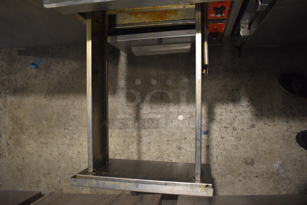 Wasserstrom Commercial Stainless Steel 2 Drawer Warmer With Dump Station On Top 115V Tested And Working - Image 4 of 6