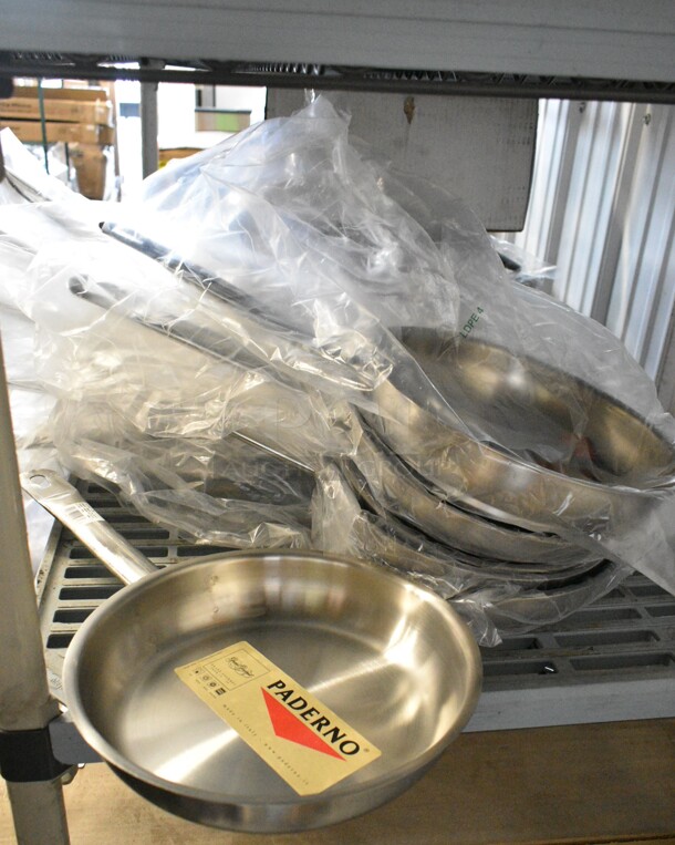 6 BRAND NEW! Vollrath 11114-24 9-1/2" Stainless Steel Frying Pan w/ Hollow Metal Handle. 6 Times Your Bid!  - Image 2 of 5