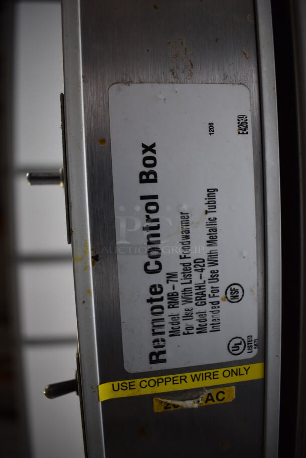 Stainless Steel Commercial Table w/ 3 Over Shelves, 3 Warming Strips, 2 Doors and Under Shelf. 48x30x82 - Image 12 of 12