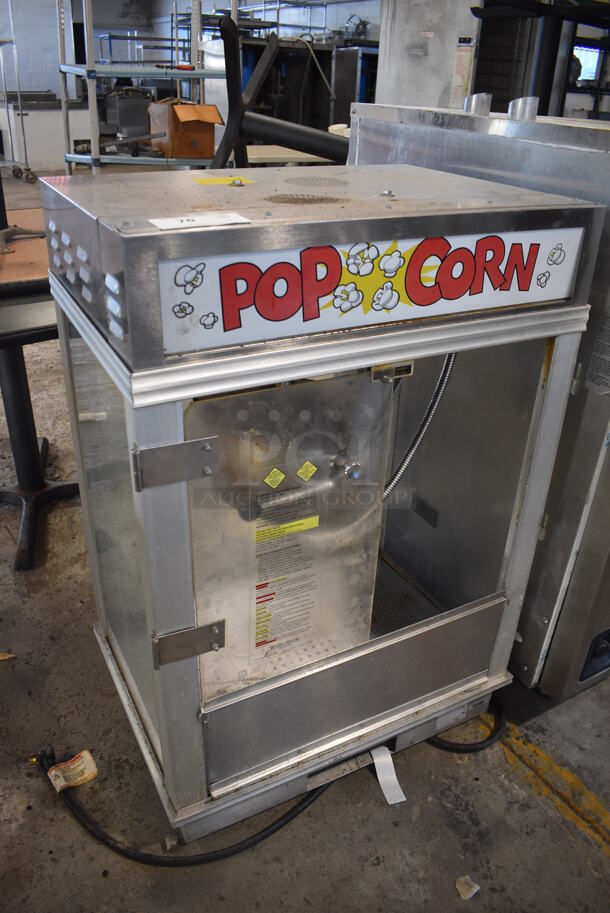 Gold Medal 2001ST Metal Commercial Countertop Popcorn Machine Merchandiser. 120 Volts, 1 Phase. 27x20x40. Cannot Test Due To Plug Style - Image 4 of 7
