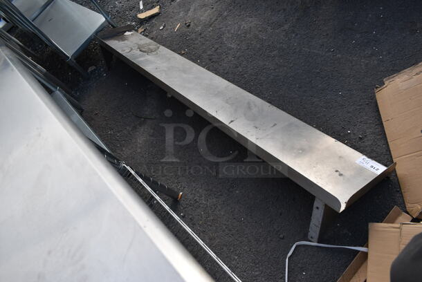 Stainless Steel Wall Mount Shelf. - Image 3 of 3