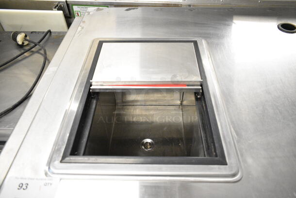 Stainless Steel Commercial Counter w/ Beverage Air UCR27A-23 Single Door Undercounter Cooler on Commercial Casters. 115 Volts, 1 Phase. Tested and Powers On But Does Not Get Cold - Image 3 of 9