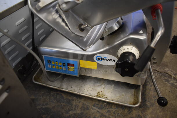 Univex 1000S Stainless Steel Commercial Countertop Automatic Meat Slicer. 115 Volts, 1 Phase. Tested and Does Not Power On - Image 5 of 7