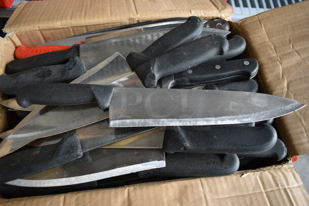 45 SHARPENED Stainless Steel Knives Including Chef Knives. 45 Times Your Bid! - Image 5 of 6