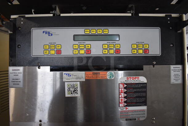 FBD Model FBD564 RC Stainless Steel Commercial Countertop 4 Flavor Slushie Machine on Stainless Steel Soda Station w/ 5 Cup Dispensers and 2 Doors. 208-230 Volts, 1 Phase. 36x42x79 - Image 8 of 9