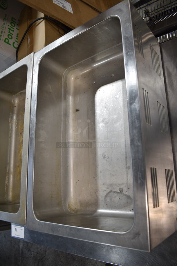 2 Adcraft FW-1200WF Stainless Steel Commercial Countertop Food Warmer. 120 Volts, 1 Phase. 2 Times Your Bid! Tested and Working! - Image 3 of 6