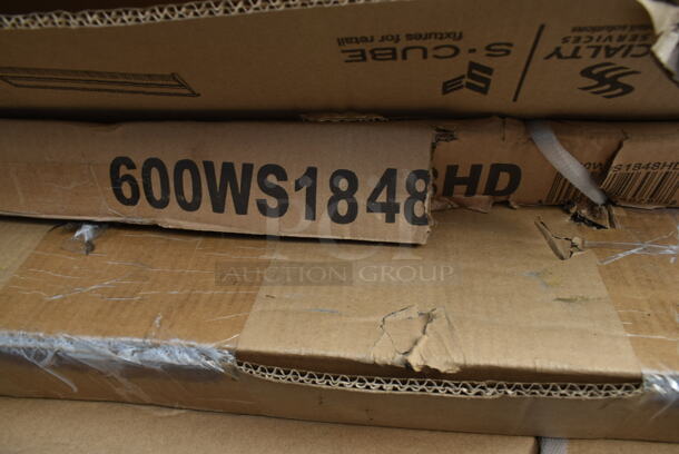 BRAND NEW SCRATCH AND DENT! Regency 600WS1848HD 16 Gauge Stainless Steel 18" x 48" Heavy Duty Wall Shelf - Image 2 of 3