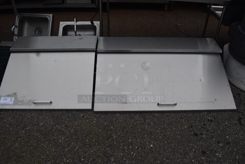 Commercial Stainless Steel Removable Food Covers for Sandwich/Salad Megatop Units  
41X27X10.5 and 28X27X10.5