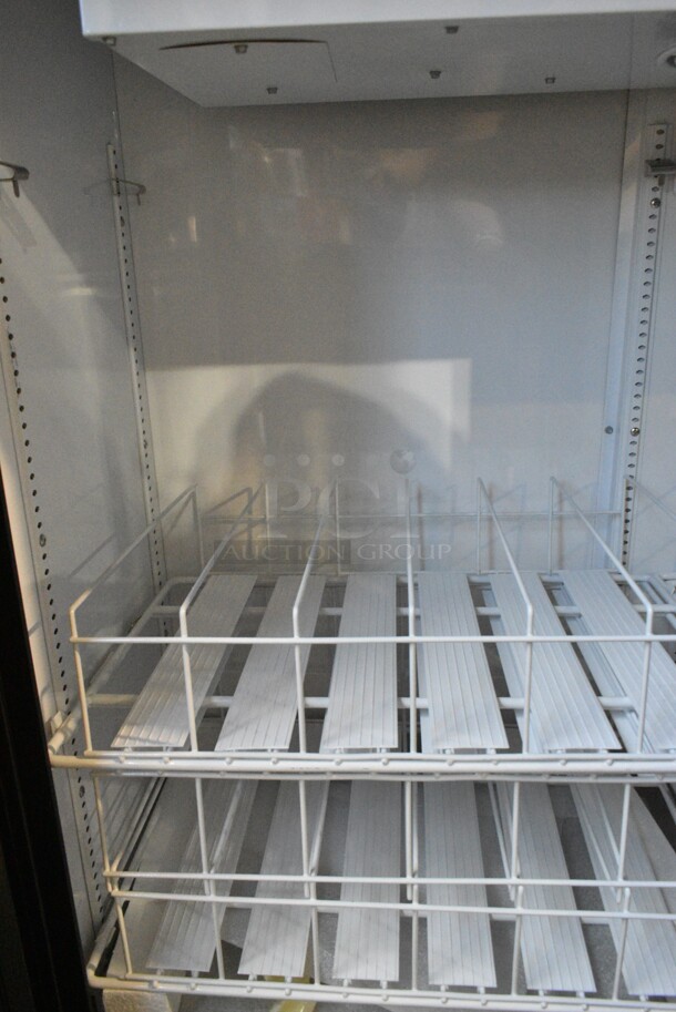 2024 True GDM-41SL-48-HC-LD Metal Commercial 2 Door Reach In Cooler Merchandiser w/ Poly Coated Racks. 115 Volts, 1 Phase. Tested and Working! - Image 4 of 6