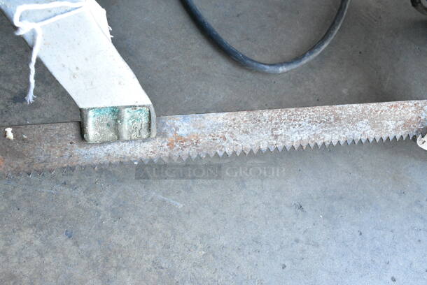 Kentmaster 151 Metal Commercial Meat Saw. Cannot Test Due To Cut Power Cord - Image 3 of 5