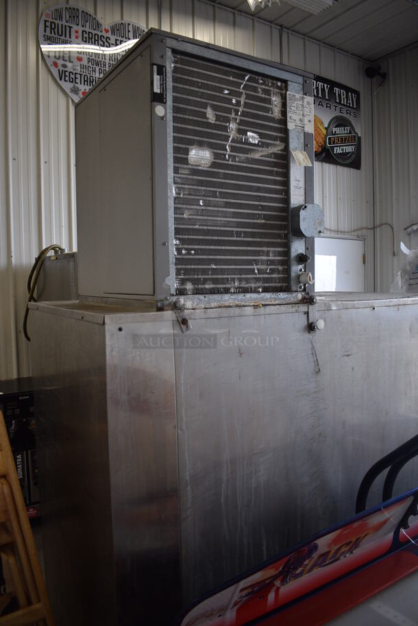 Scotsman Model FME1200AE-3A Stainless Steel Commercial Ice Machine Head on Follett Stainless Steel Commercial Ice Bin. 208/230 Volts, 3 Phase. 60x40x87 - Image 8 of 8