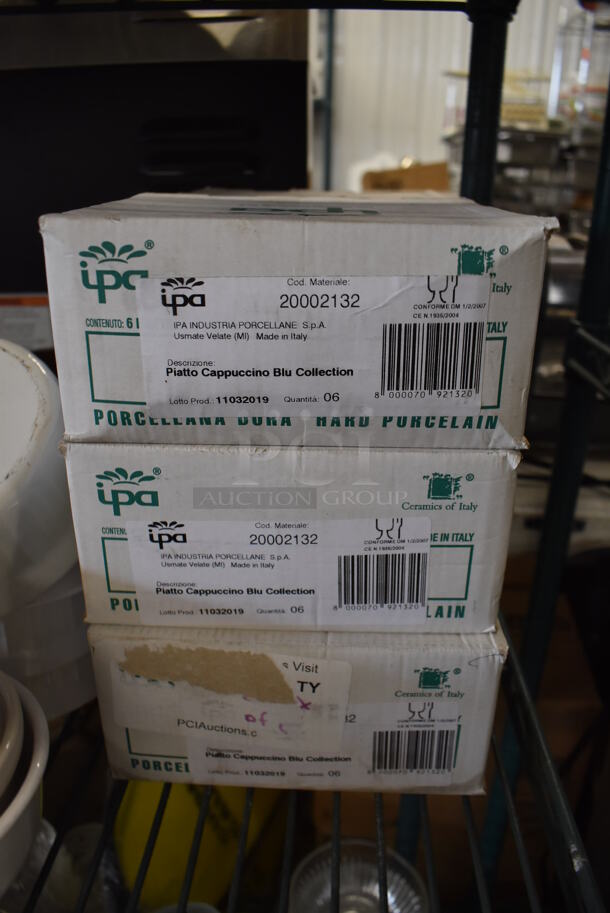 ALL ONE MONEY! Tier Lot of Various Items Including Glass Bowls, Ceramic Bowls and BRAND NEW IN BOX Piatto Cappuccino Blu Saucers - Image 6 of 8