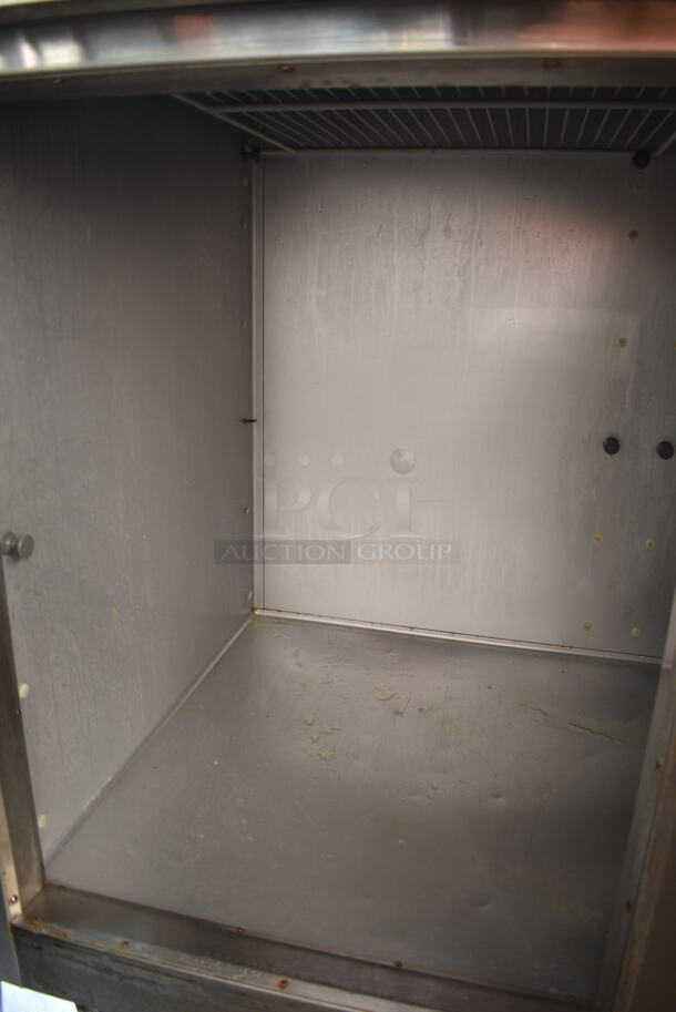 Traulsen G20000 Stainless Steel Commercial 4 Half Size Door Reach In Cooler on Commercial Casters. 115 Volts, 1 Phase. Tested and Powers On But Does Not Get Cold - Image 6 of 7